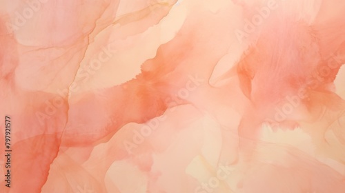 Gentle transitions of peach hues dominate this image, resembling an ethereal pastel watercolor wash
