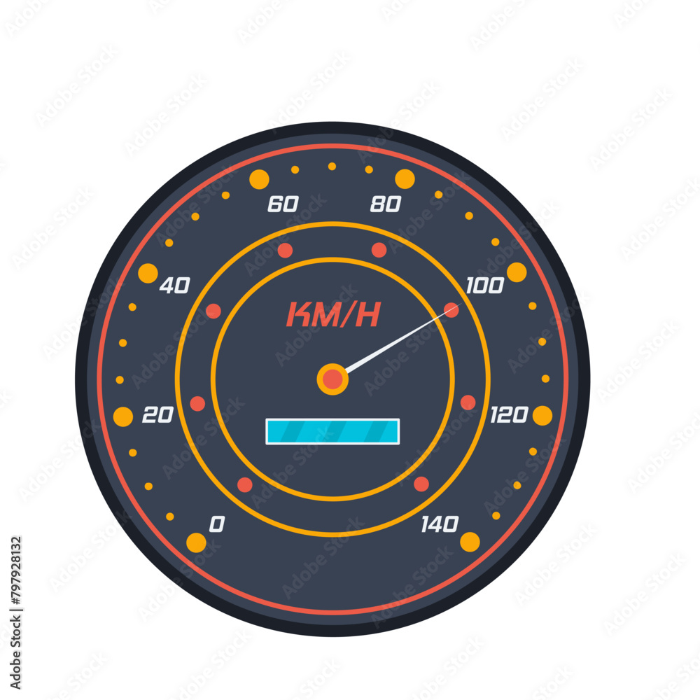PNG, Set of car speedometer level indicator icons isolated on white ...