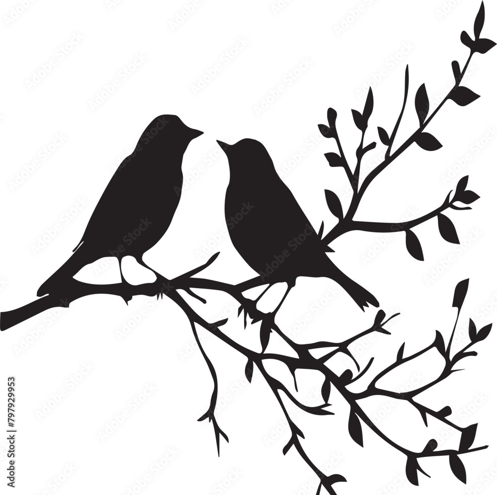 birds on a branch birds on a branch