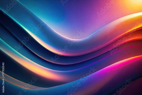 Abstract background with gradients colored generative ai photo