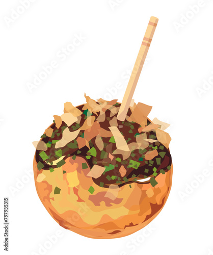 たこ焼きのイラスト