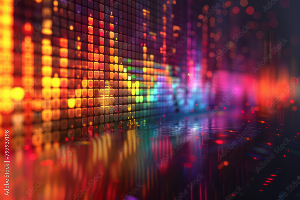 An artistic rendering of sound waves made from multicolored stripes, visualizing music as a tangible pattern, An artistic rendering of sound waves made from multicolored stripes, visualizing music as a tangible pattern,