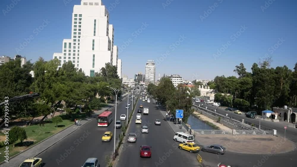 The Streets of Damascus in Syria The Streets of Damascus in Syria