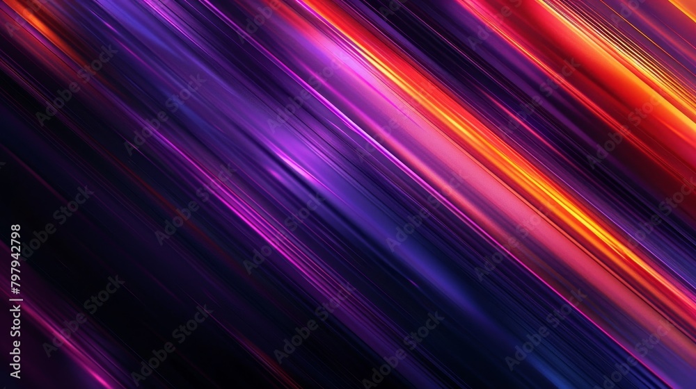 Sleek abstract background with diagonal streaks of light in red, purple, and blue, creating a dynamic sense of movement and speed with a smooth gradient. Sleek abstract background with diagonal streaks of light in red, purple, and blue, creating a dynamic sense of movement and speed with a smooth gradient.
