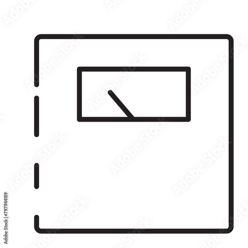 Balance Losing Machine Line Icon