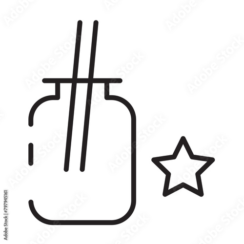 Relaxation Scent Spa Line Icon