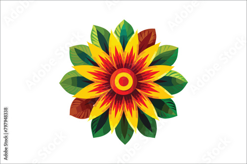 Juneteenth day flag Sunflower Flag Design illustration. African-American history. Vector illustration.
