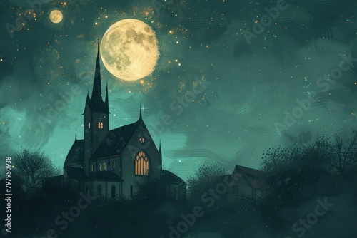 Wallpaper Mural Moon architecture astronomy building. Torontodigital.ca