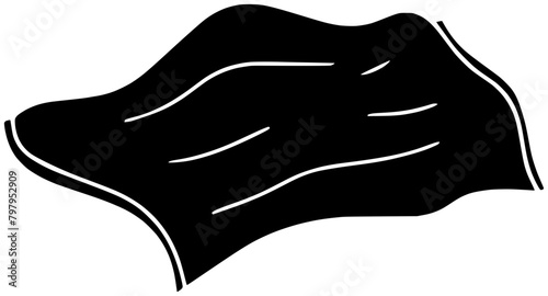 towel illustration bath silhouette bathroom logo clean icon rack outline home hygiene household object dry wall hanger holder hand shape shower cloth interior for vector graphic background
