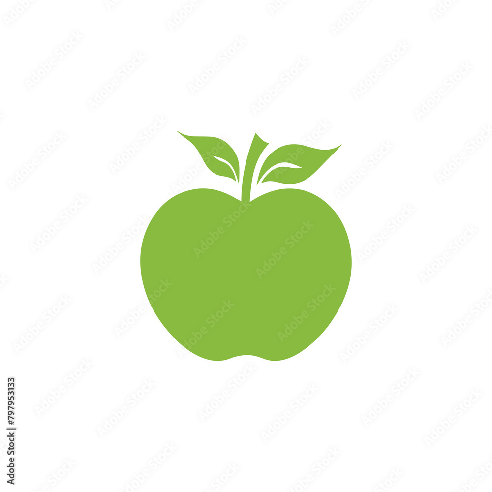 Apple food icon black vector background design. Apple food icon black vector background design.