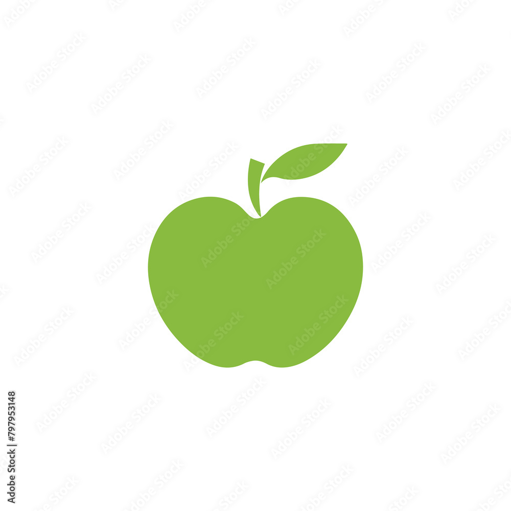 Apple food icon black vector background design. Apple food icon black vector background design.