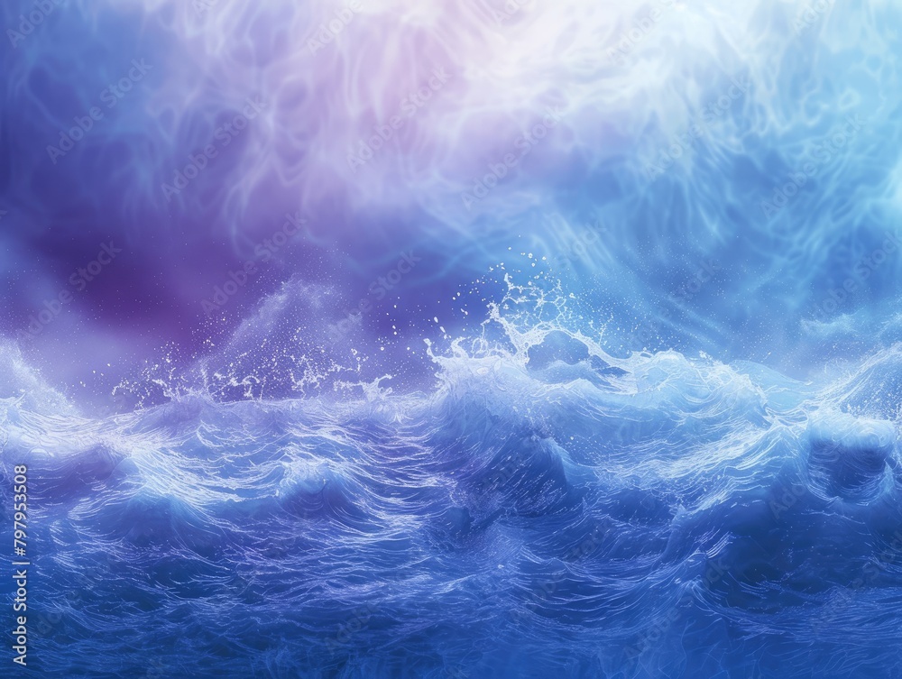 Mystical waves under the ethereal light of a cosmic dance. Mystical waves under the ethereal light of a cosmic dance.