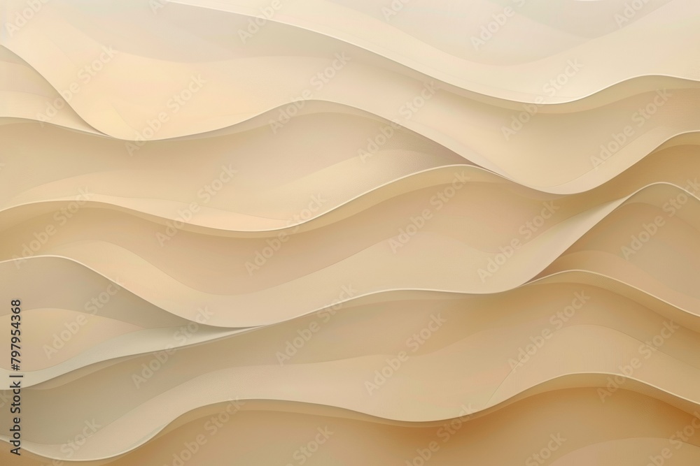 Beige background with abstract wavy shapes Beige background with abstract wavy shapes