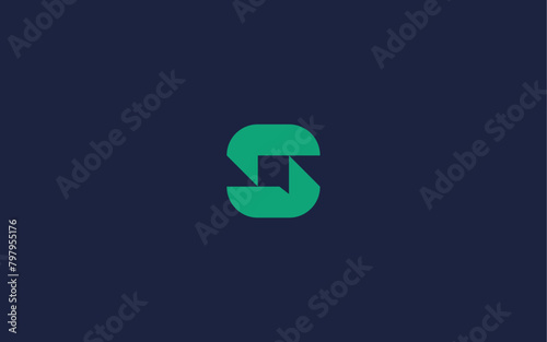 letter s with chat logo icon design vector design template inspiration