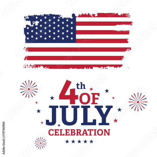 Happy independence day usa poster 