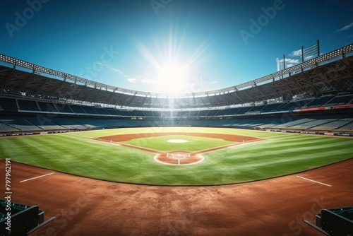 Baseball sports grand arena. © Rawpixel.com