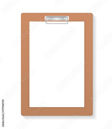 PNG, Clipboard and paper sheet page. Empty clipboard with blank white paper sheet for mockup. Notepad information board. Business board with clip. Free space for text. Vector illustration in flat desi