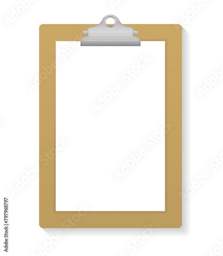 PNG, Clipboard and paper sheet page. Empty clipboard with blank white paper sheet for mockup. Notepad information board. Business board with clip. Free space for text. Vector illustration in flat desi