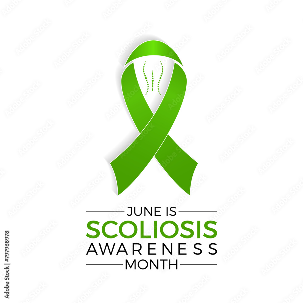 Scoliosis Awareness Month health awareness vector illustration. Disease prevention vector template for banner, card, background. Scoliosis Awareness Month health awareness vector illustration. Disease prevention vector template for banner, card, background.