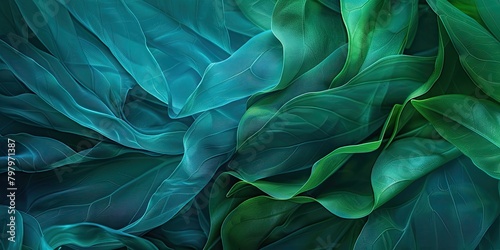 As a leaf turns from green to dry, it embodies the peaceful evolution from vibrancy to serenity. photo
