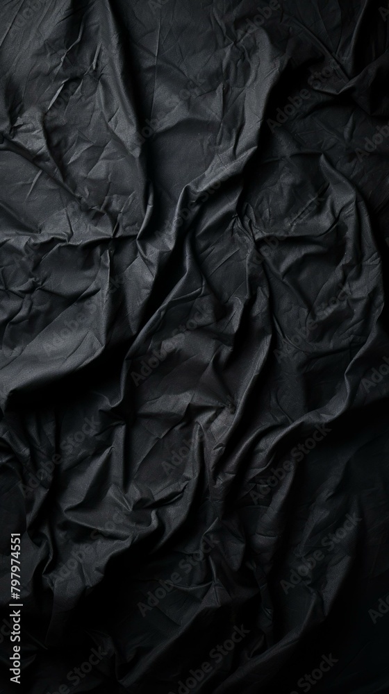 b'Black fabric texture background'