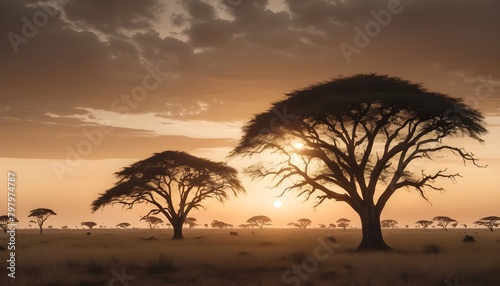 sunset in continent © alihamzatullah
