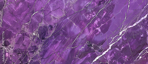 Vibrant orchid purple marble texture with intense purple and white veins  ideal for a dramatic and eye-catching backdrop