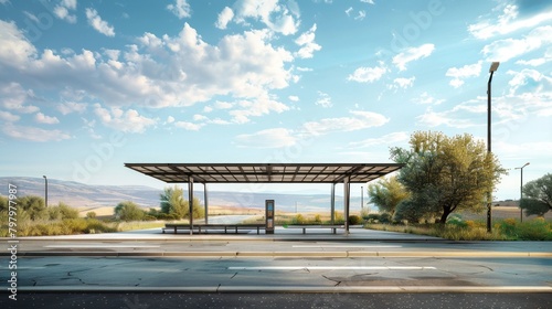 rest area on toll road photo