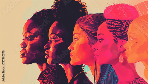 African female faces 
