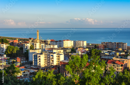 algeria, village, mediterranean sea, africa, north africa, algiers, aerial africa, algeria village, algerian, african village, algeria tourism, aerial, arab, road, arabic, jijel, morning, african.