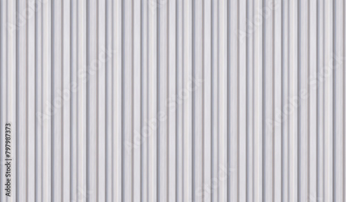 White wall texture background with long and thin white striped. Abstract designs and shapes for pattern, paper and wallpaper. Bright white with minimalism vertical stripes backdrop. Wall texture.