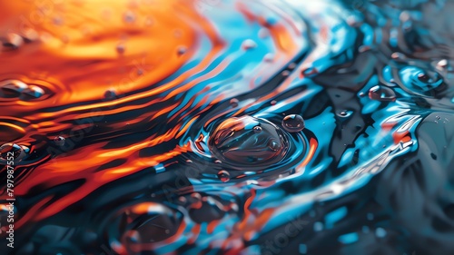 Abstract Liquid background. abstract colorful background of liquid ink 
