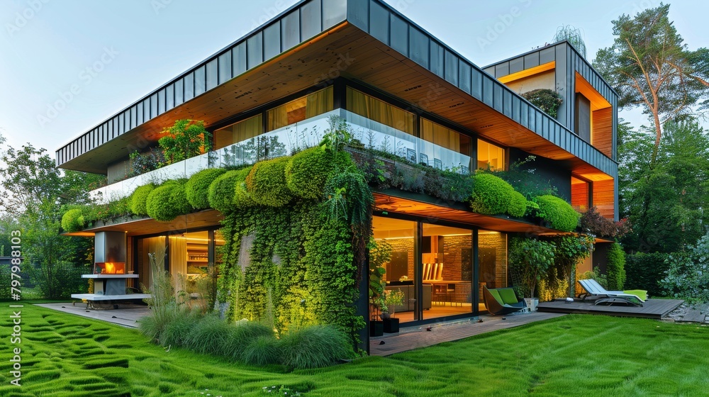 Sustainable Living Renewal: A renewing sustainable living environment with green spaces