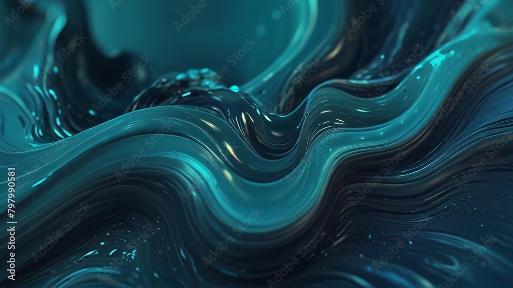 abstract background tosca paint liquid abstract background tosca paint liquid
