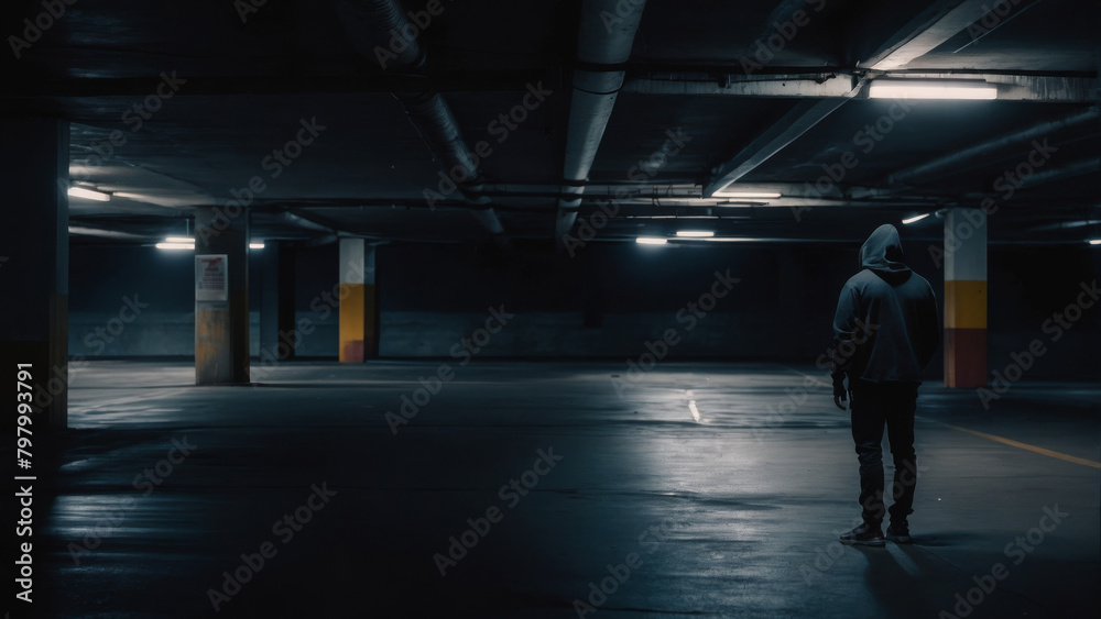 Mysterious Man in Parking Garage