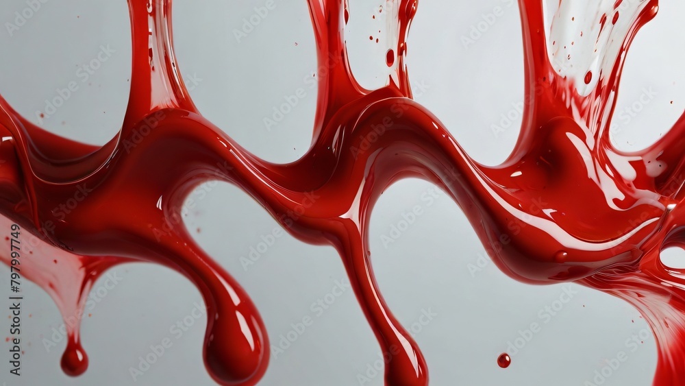 abstract background paint thick fluid with red color abstract background paint thick fluid with red color
