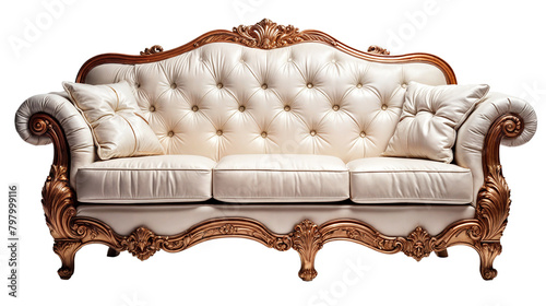 armchair isolated on white background