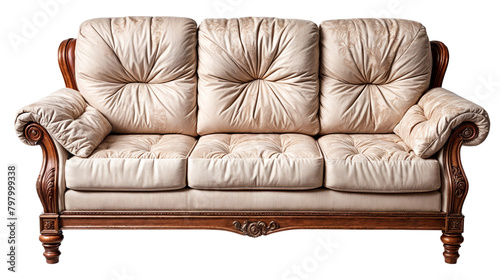 armchair isolated on white background