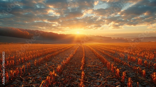 Golden Sunset Field