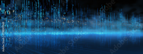 Abstract Technology Network Background Illustration
