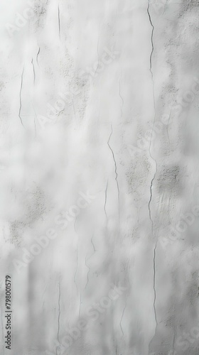 b'Cracked white concrete wall texture background'