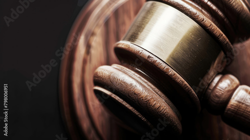 Legal office of lawyers, justice and law concept. Judge's gavel