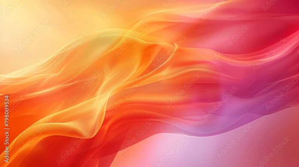 b'Colorful Wavy Gradient Abstract Background'