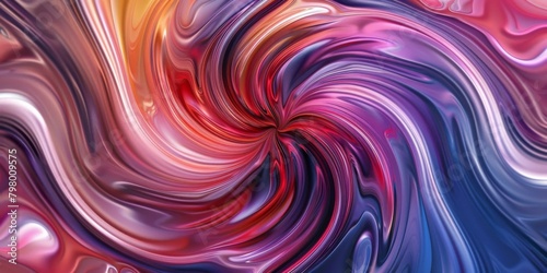 Colorful Abstract Liquid Art