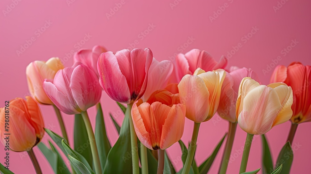 Capture the beauty of vibrant peony tulips set against a soft pastel pink backdrop a perfect choice for celebrating Mother s Day or Valentine s Day Ideal for greeting cards Easter flat lays Capture the beauty of vibrant peony tulips set against a soft pastel pink backdrop a perfect choice for celebrating Mother s Day or Valentine s Day Ideal for greeting cards Easter flat lays