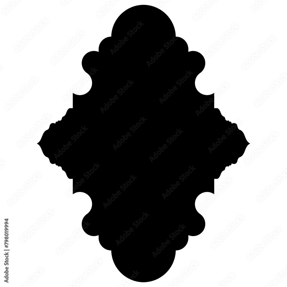 Islamic Label Emblem Shape Glyph Pictogram symbol visual illustration