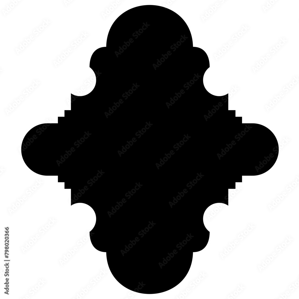 Islamic Label Emblem Shape Glyph Pictogram symbol visual illustration