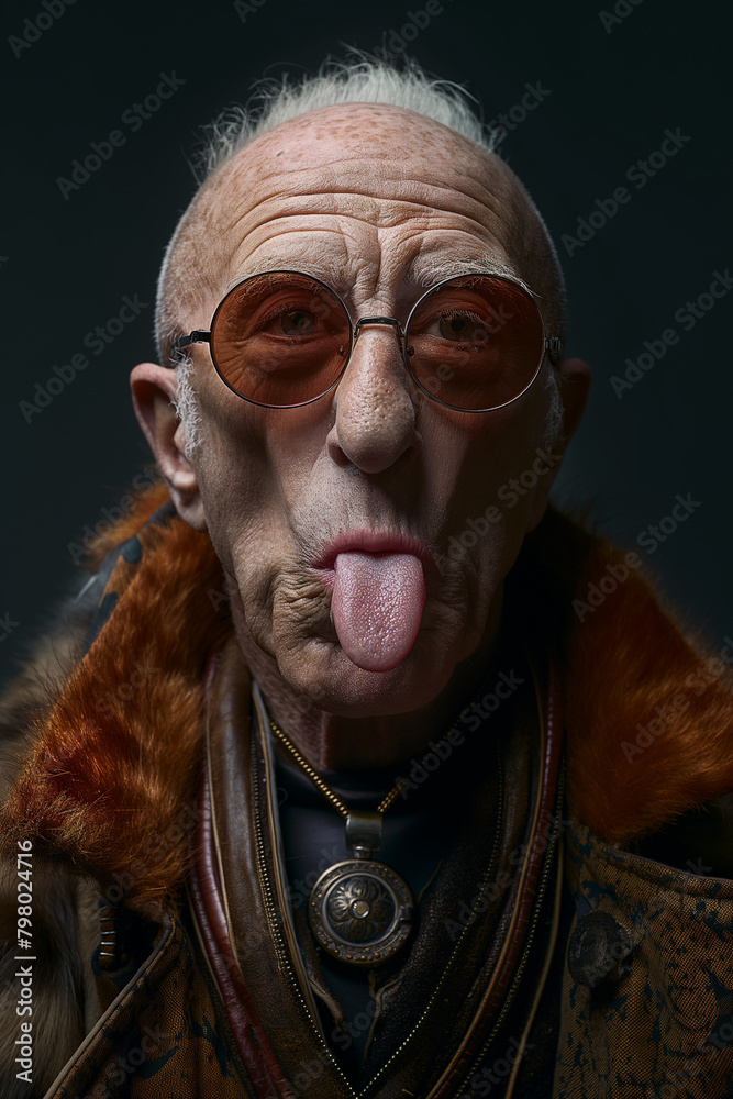 Eccentric Senior Tongue Eccentric Senior Tongue