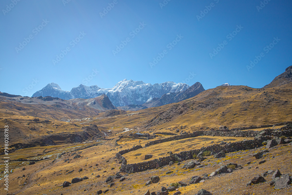Naklejka premium Pacchanta, Cusco Peru