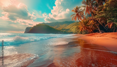 Una imagen paradisiaca, de una isla que parece sacada del caribe photo